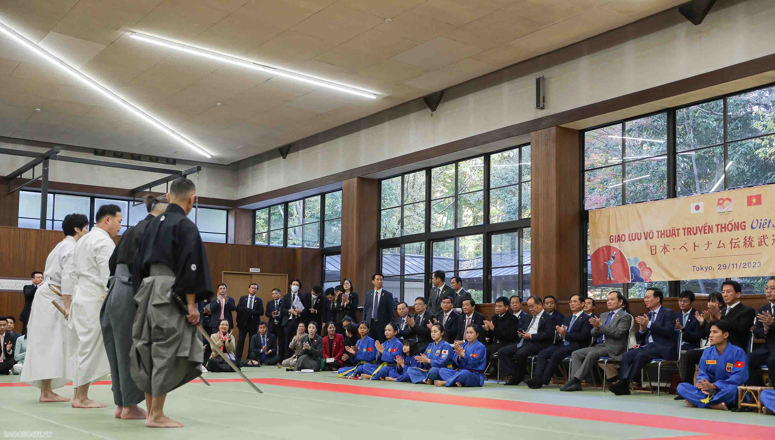 Giao lưu võ thuật Vovinam Việt Nam và võ đạo Nhật Bản