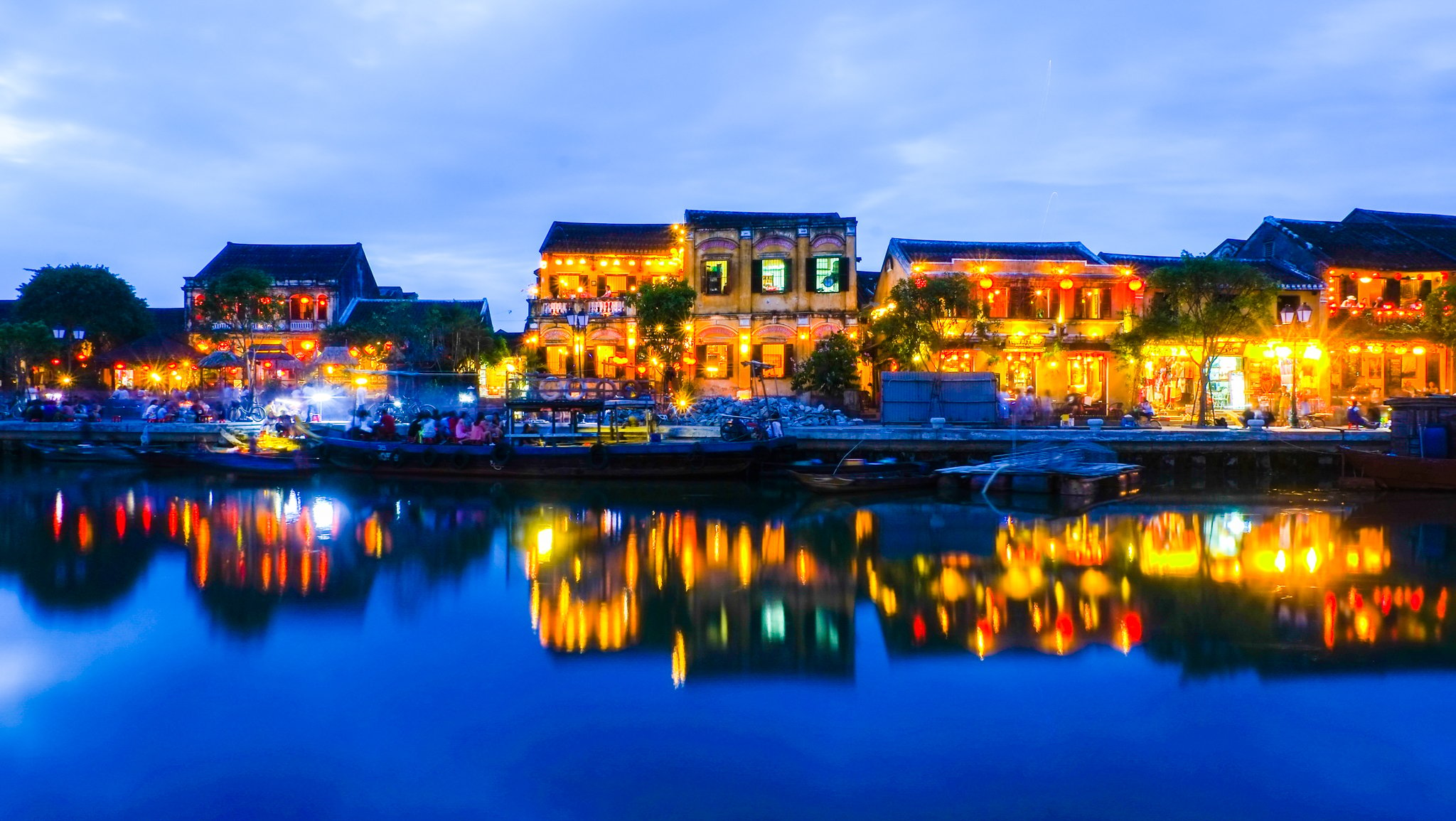 La vieille ville de Hoi An est animée dans les premiers jours de l'année