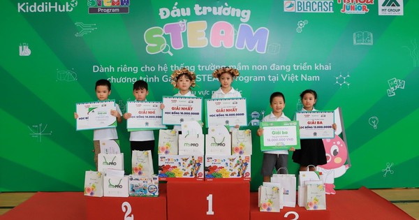 "Đấu Trường STEAM" - 100 thí sinh mầm non tranh tài lĩnh vực STEAM chuẩn Nhật (GSP) khu vực miền Bắc