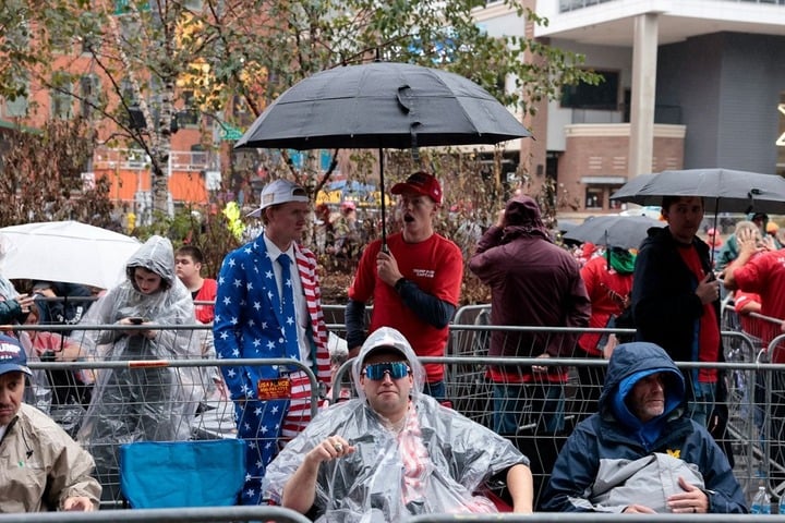 米国の選挙当日、いくつかの激戦州では大雨が予想されている。