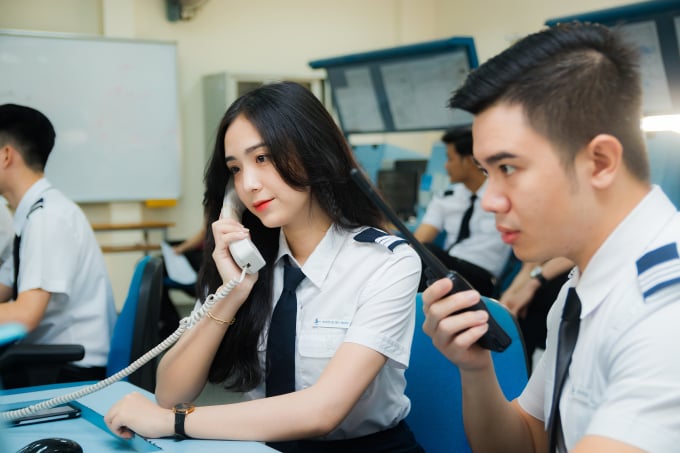 Estudiante de la Academia de Aviación de Vietnam. Foto: VAA