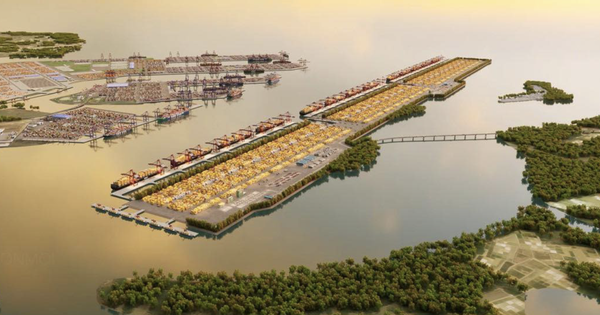 Début de la construction du superport de Can Gio