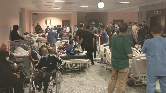 Im türkisch-palästinensischen Freundschaftskrankenhaus im Gazastreifen. Foto: AA