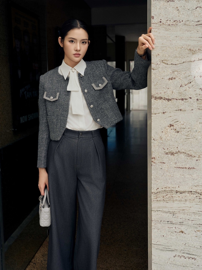 Công sở mùa thu thăng hoa cùng tweed, blazer và suit cách điệu- Ảnh 5.