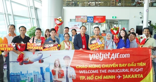 Vietjet mở đường bay thẳng từ Jakarta đến TP.HCM, thúc đẩy du lịch giữa 2 thành phố