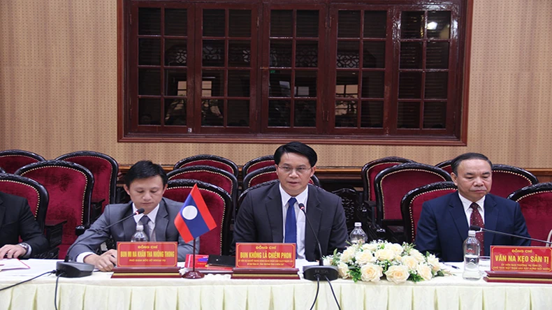 Strengthening the relationship between Oudomxay province (Laos) and Ha Nam province photo 2