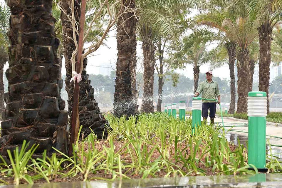 Le parc du lac Phung Khoang a été mis en service pour servir la population à partir du 15 janvier 2025.