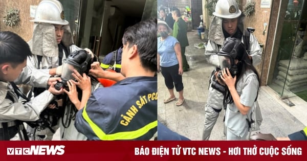 Rescatadas 7 personas en incendio de casa de 8 plantas en Hanoi