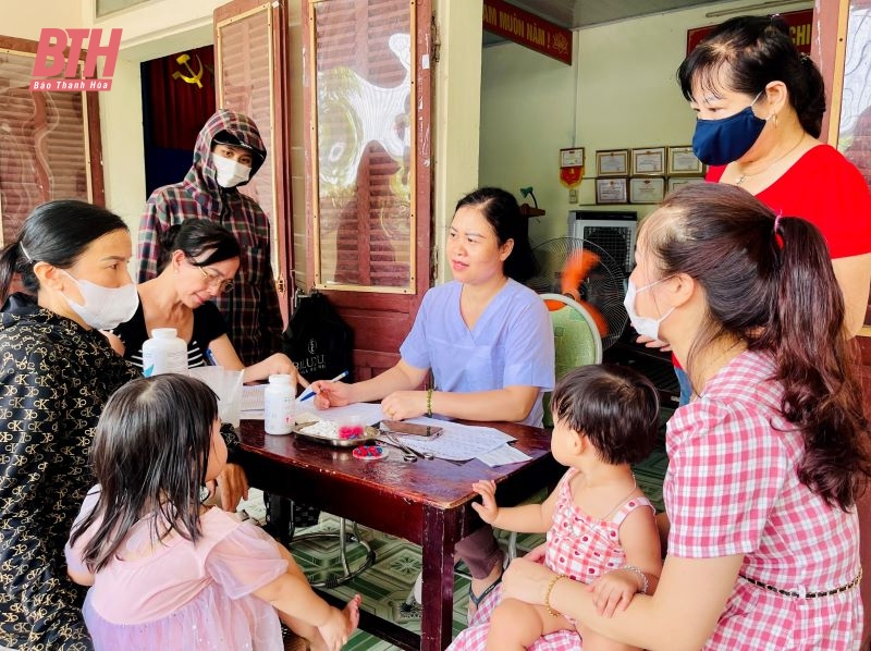 Campagne de supplémentation en vitamine A pour les enfants de 6 à 60 mois, phase I, 2023 dans la ville de Thanh Hoa