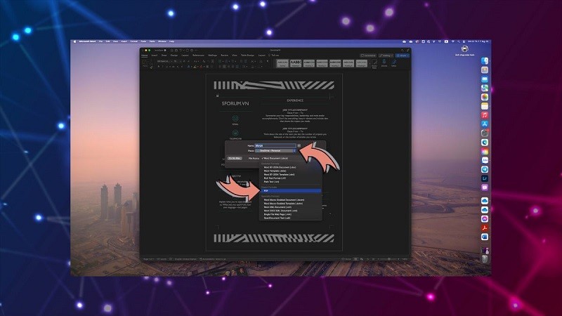 Chuyển File Word sang PDF trên MacBook không thể đơn giản hơn