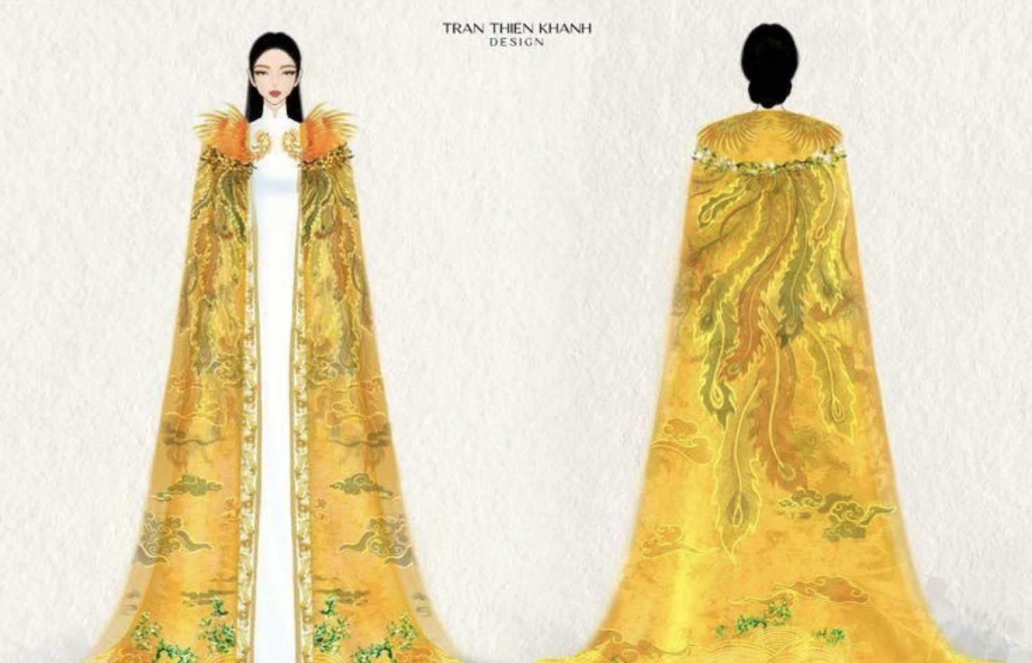 Robe Phoenix inspirée de la dynastie Nguyen pour le concours national Miss Vietnam