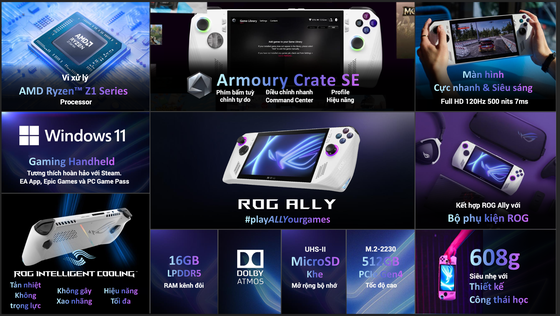 ROG Ally, a handheld gaming console on Windows 11 platform... costs nearly 20 million VND photo 2