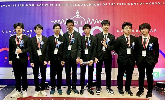 8/8 estudiantes vietnamitas ganaron premios en la Olimpiada de Física de Asia y el Pacífico foto 1