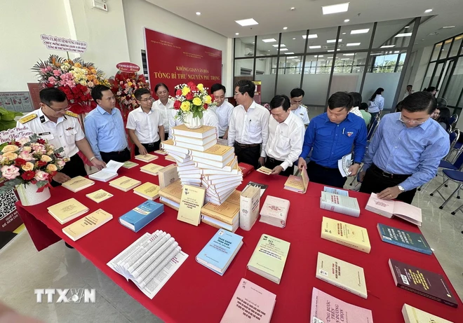 Inauguration de l'espace culturel du Département Général de Thu Nguyen Phu Trong à Da Nang, photo 1