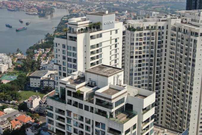 Real estate in the East along Vo Nguyen Giap Street, Thu Duc City (HCMC), February 2024. Photo: Quynh Tran