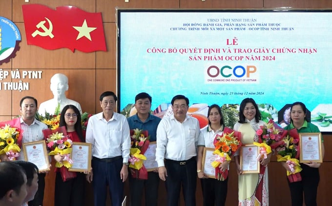 Ninh Thuan: 84 productos más reconocidos como OCOP