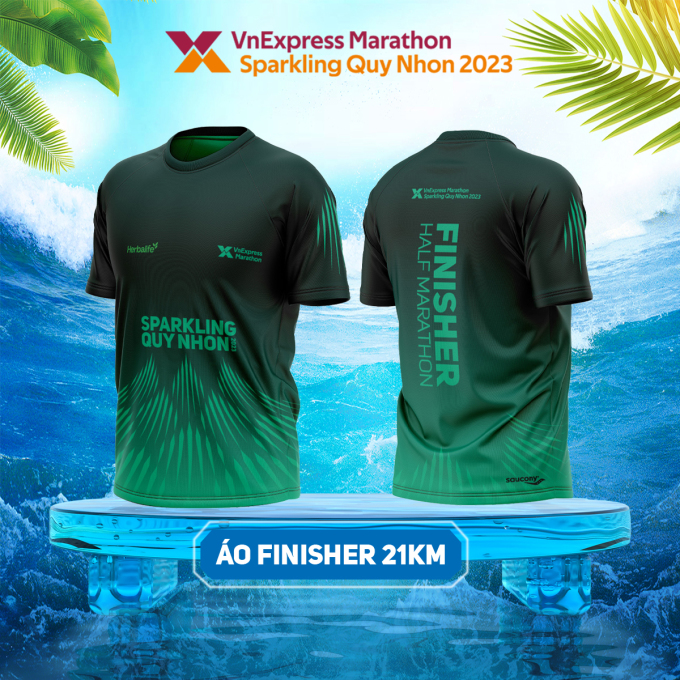 21km finisher shirt.