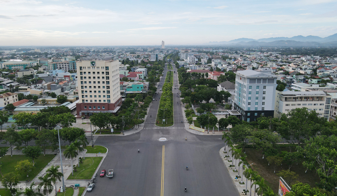 タムキー市は2030年までにヌイタン地区と合併し、第1級都市になる予定。写真：ダックタン