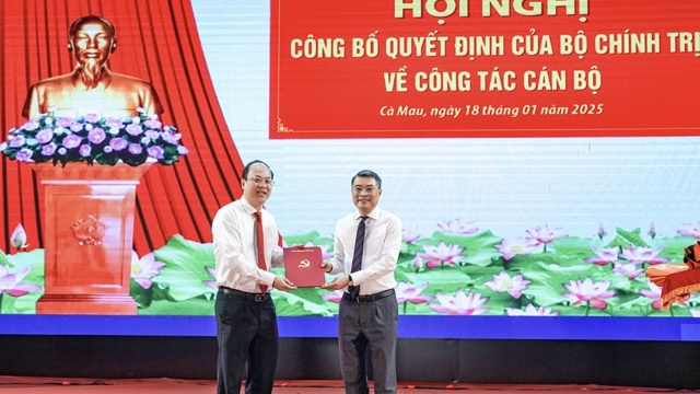 Ông Nguyễn Hồ Hải làm Bí thư Tỉnh ủy Cà Mau