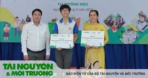 Hình thành thói quen phân loại rác tại trường học