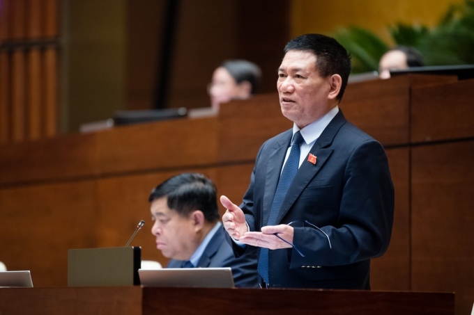 Finanzminister Ho Duc Phoc erklärte dies am 2. November vor der Nationalversammlung. Foto: National Assembly Media