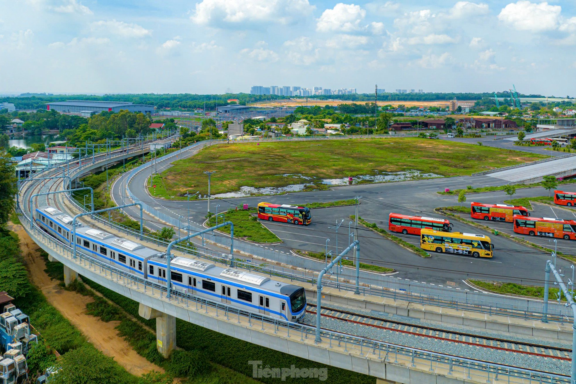 Nhìn trên cao toàn tuyến metro số 1 Bến Thành - Suối Tiên ảnh 14