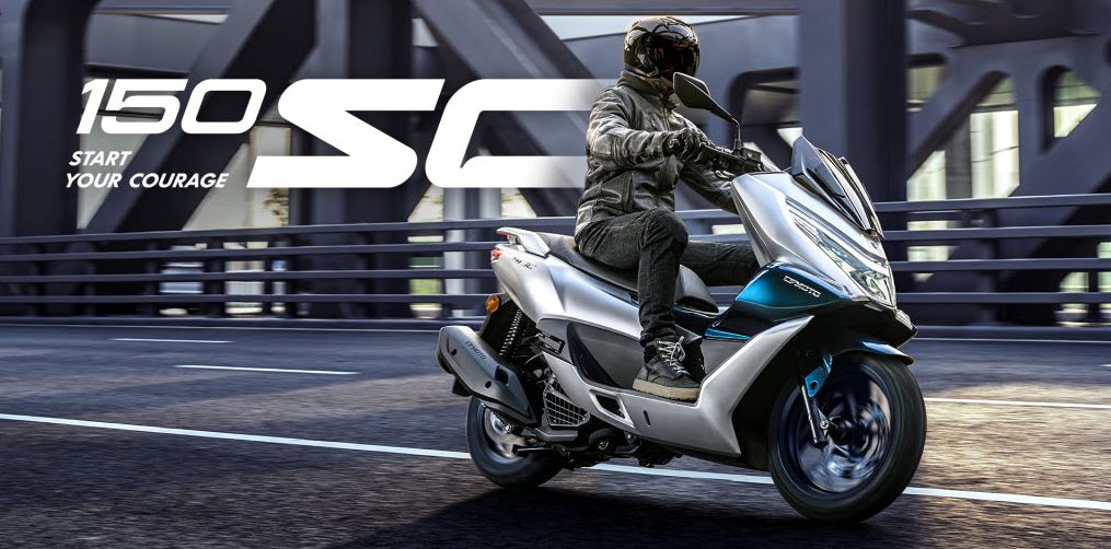 cfmoto 150 sc 2025 modern scooter with many advanced features picture 1