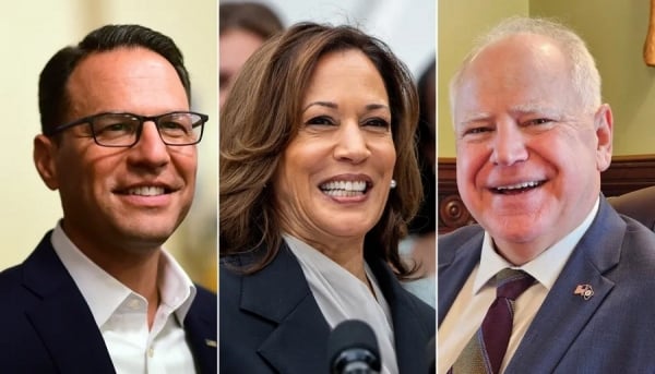 Liste des candidats potentiels à la vice-présidence de Kamala Harris