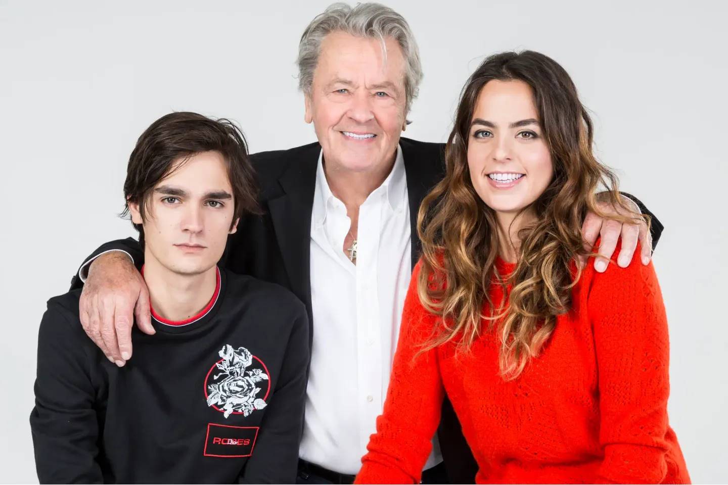 Alain Delon cùng con gái 