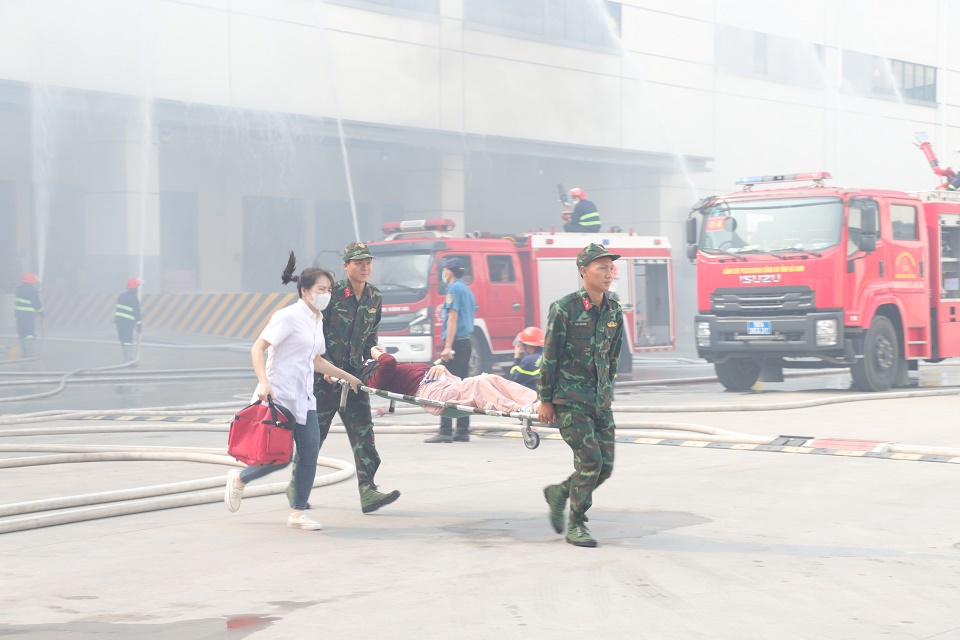 Forces impliquées dans la coordination des opérations de sauvetage.