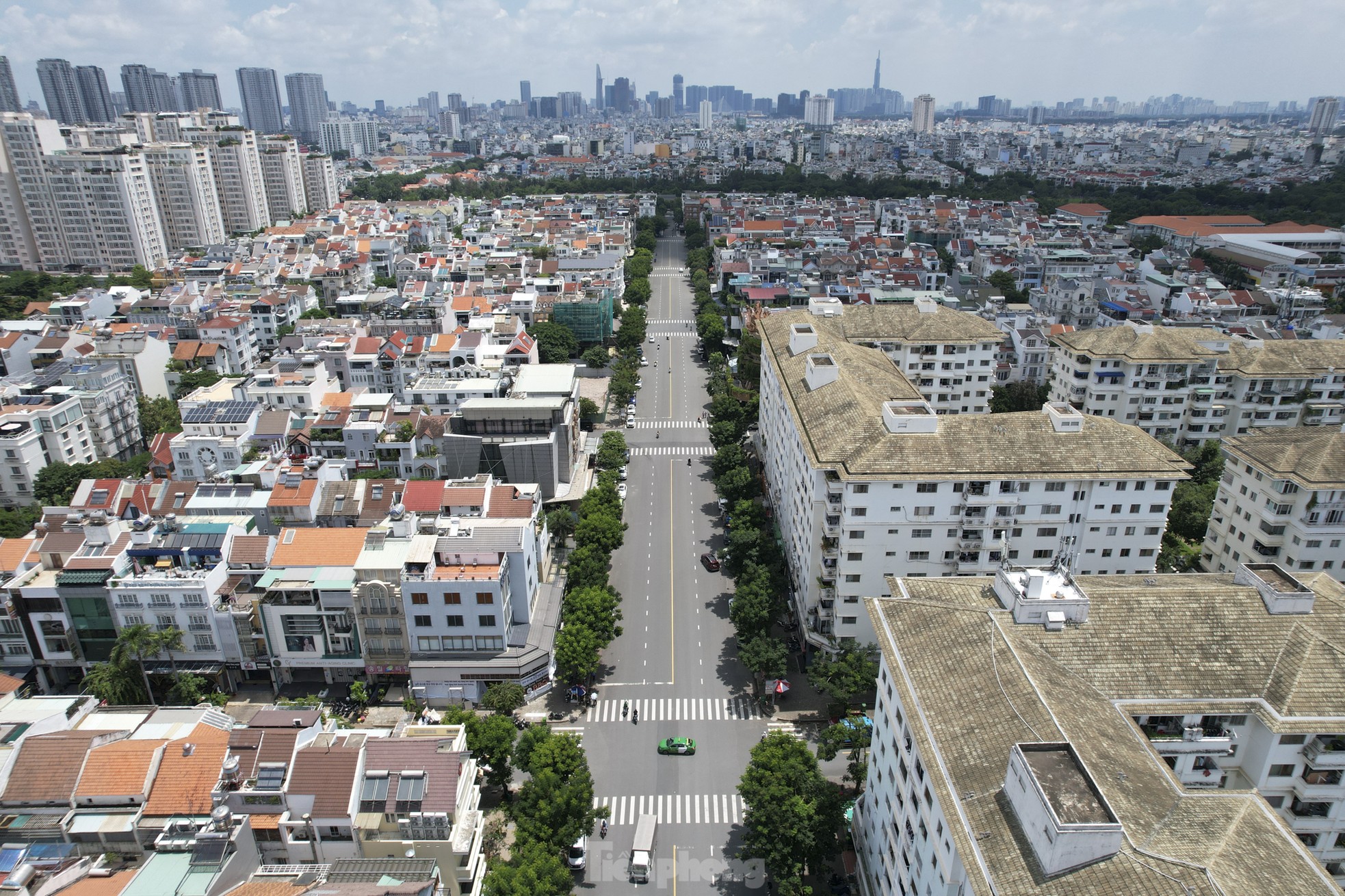 Nahaufnahme der 2,6 ha großen Food Street, die in Ho-Chi-Minh-Stadt bald eröffnet wird. Foto 1