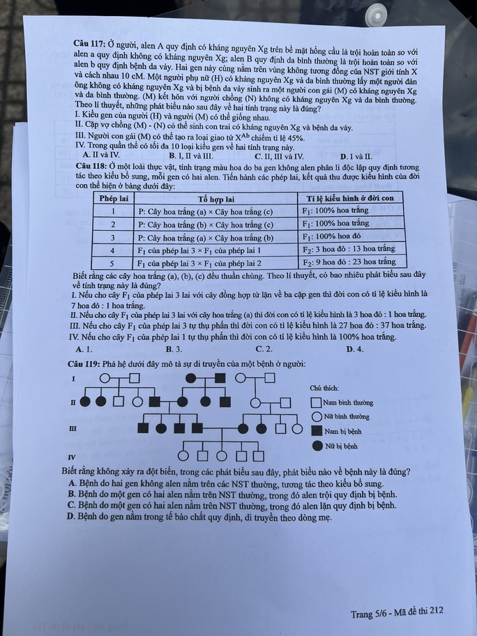 Exam details, answers for physics, chemistry, biology photo 6