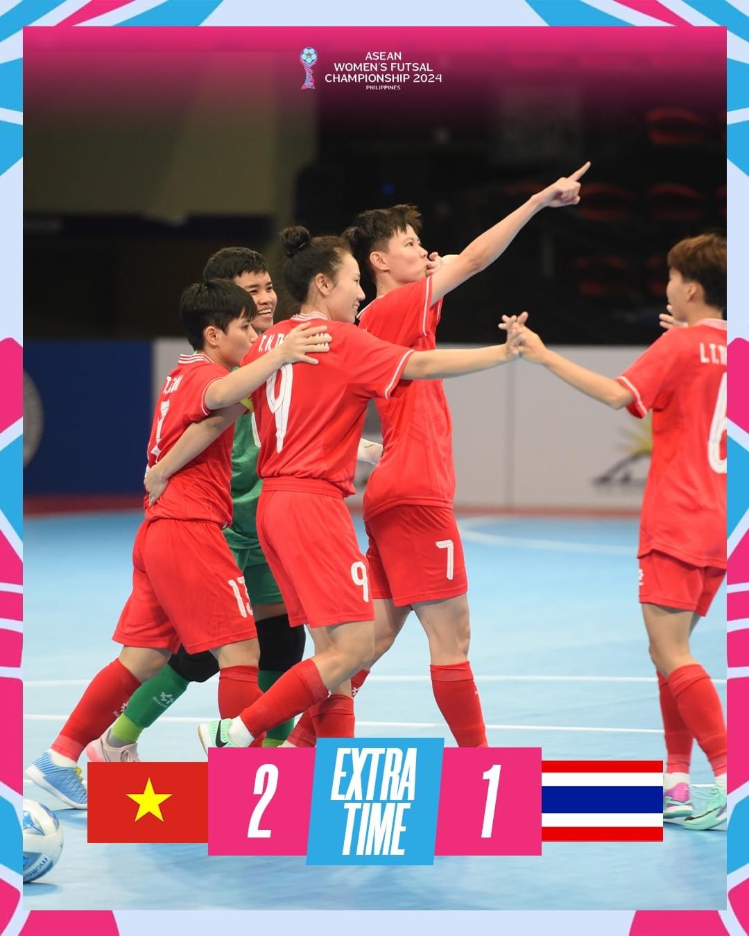 Đội tuyển futsal nữ Việt Nam thắng Thái Lan, vô địch Đông Nam Á: VFF thưởng 600 triệu- Ảnh 6.