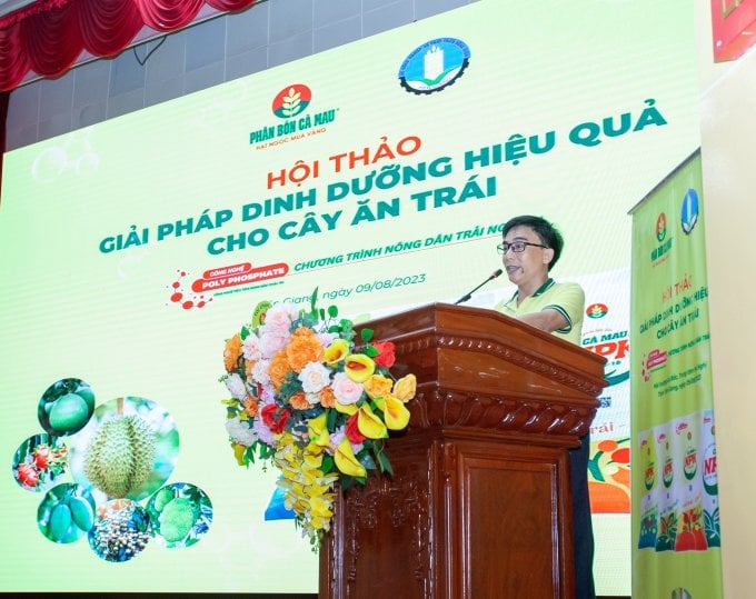 Mr. Lam Van Thong - Deputy Director of New Product Development Project and Agricultural Service Solutions, Ca Mau Petroleum Fertilizer Joint Stock Company. Photo: PVCFC