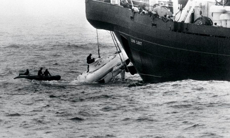 76 horas de rescate submarino en el Atlántico hace 50 años