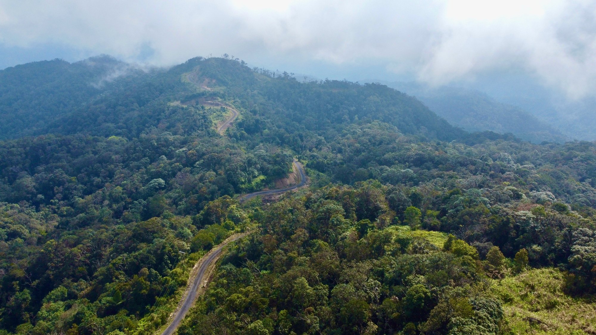 Quãng đường từ chân núi lên đến đỉnh Hòn Bà dài 17km - Ảnh: THANH CHƯƠNG