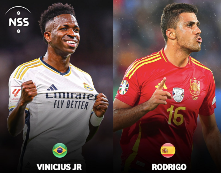 Vinicius Jr et Rodri sont deux candidats sérieux pour le Ballon d'Or 2024.