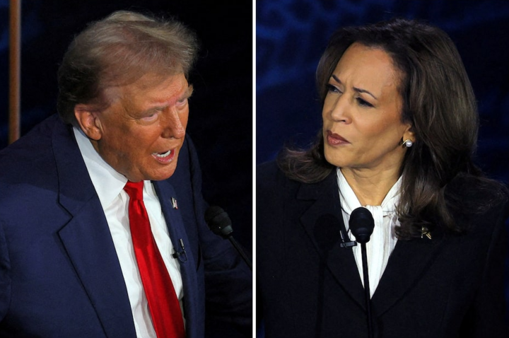 US-Präsidentschaftswahl 2024: Herr Donald Trump und Frau Kamala Harris. (Foto: Reuters)