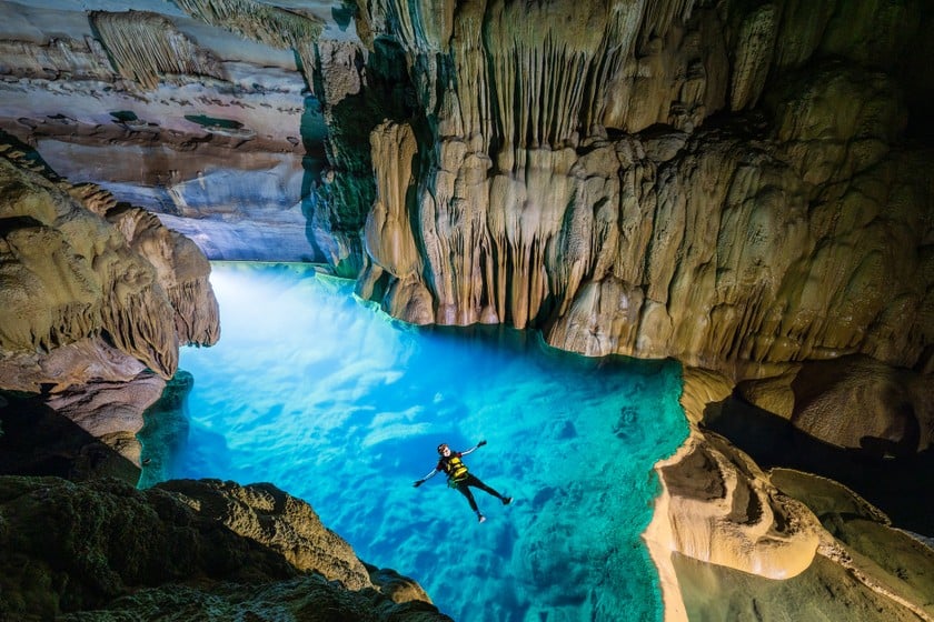 ระบบถ้ำใน Phong Nha – Ke Bang มักจะมีคุณค่าทางธรณีวิทยาและภูมิสัณฐานที่พิเศษอยู่เสมอ ภาพโดย : ลีโอ เหงียน