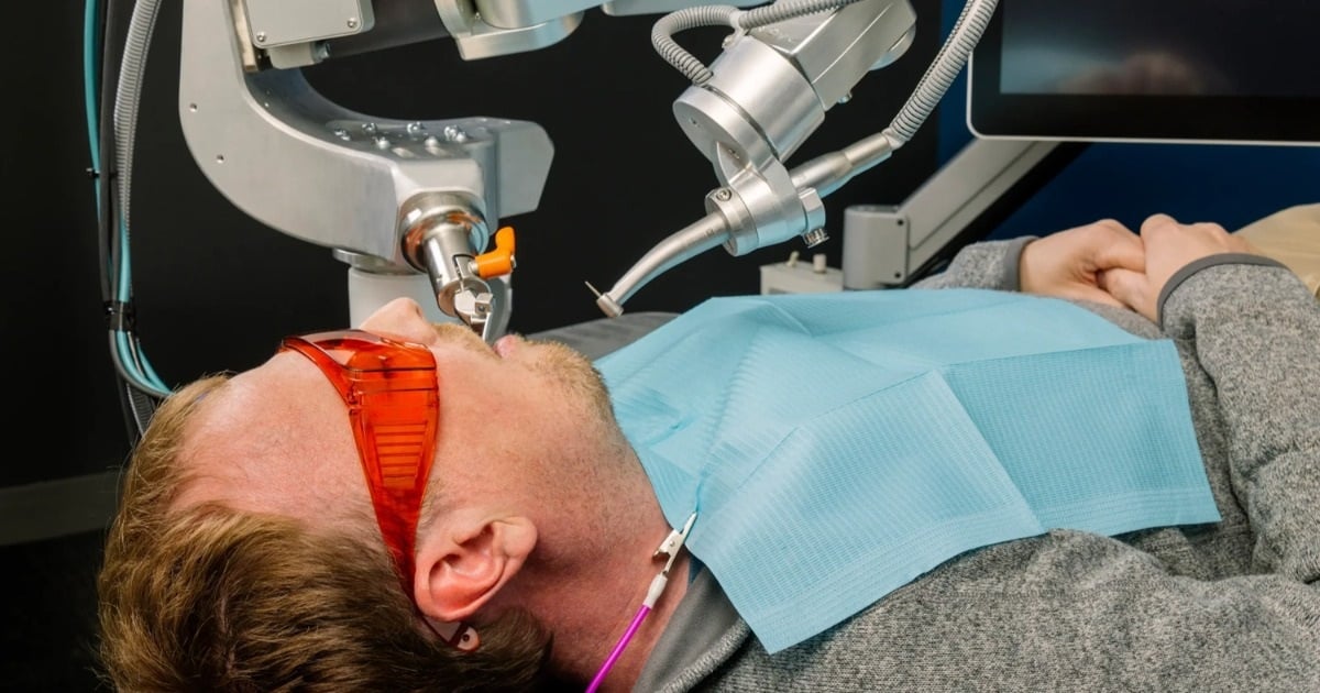 Robot performs dental surgery on human for the first time