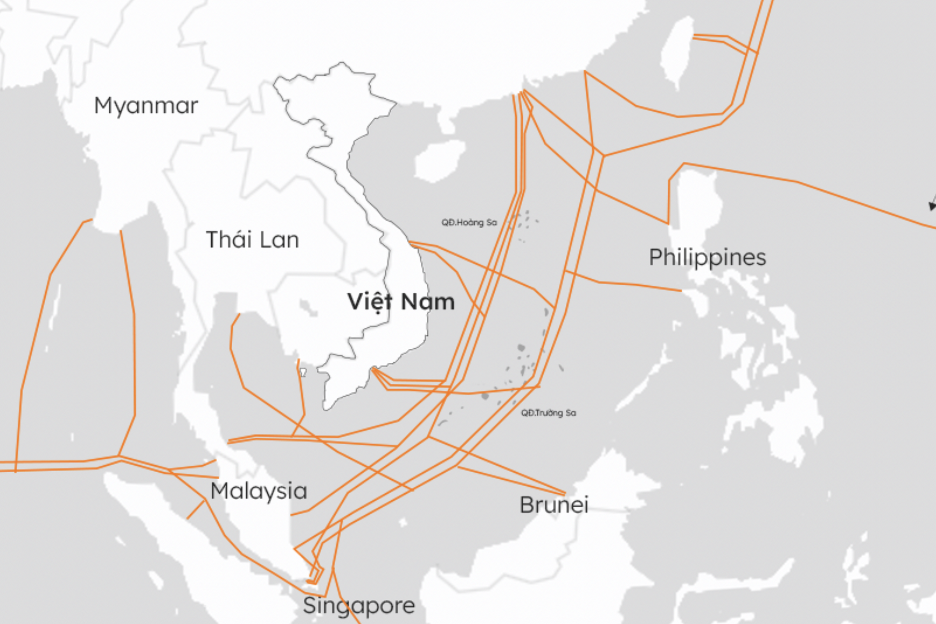 5 submarine fiber optic cables broken for nearly half a year and still not repaired