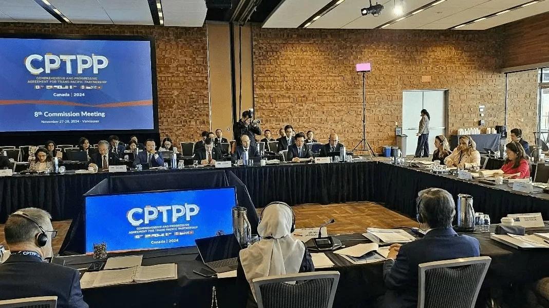 El Ministro Nguyen Hong Dien habla en la 8ª Reunión Ministerial del Consejo del CPTPP