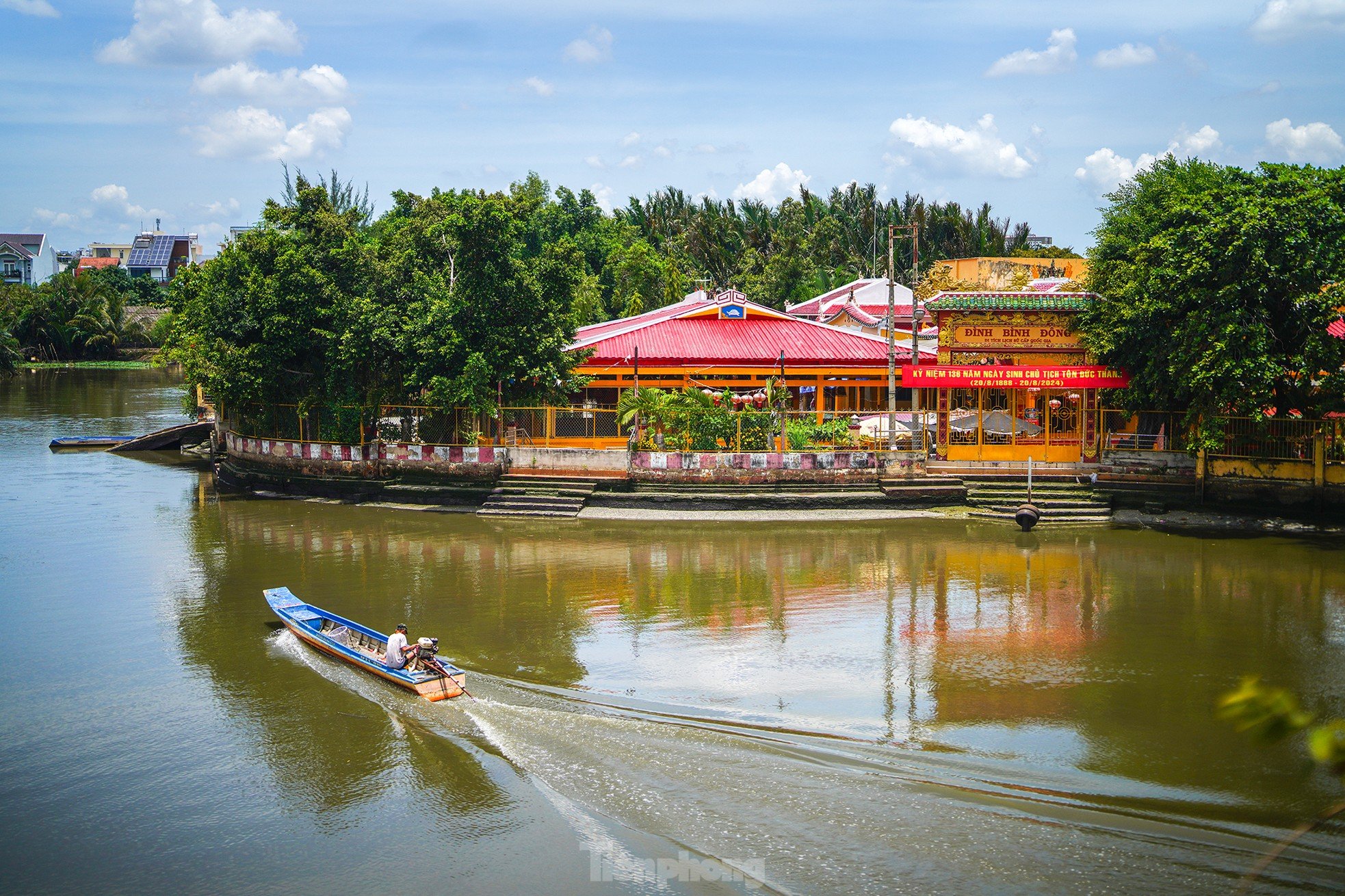 Cận cảnh ngôi đình đặc biệt gắn với hoạt động cách mạng của Chủ tịch nước Tôn Đức Thắng ảnh 1