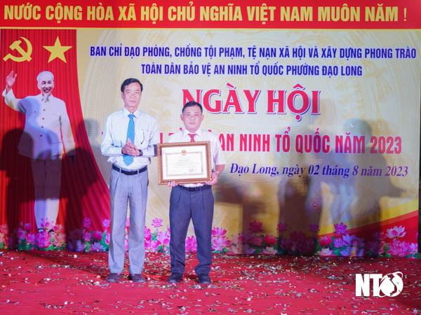 Tp. Phan Rang-Tháp Chàm: Tổ chức điểm Ngày hội Toàn dân bảo vệ an ninh Tổ quốc tại phường Đạo Long