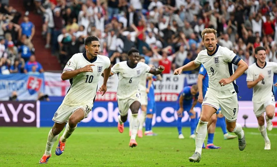 Vidéo des buts de l'Angleterre (2-1) contre la Slovaquie - Huitièmes de finale de l'EURO 2024