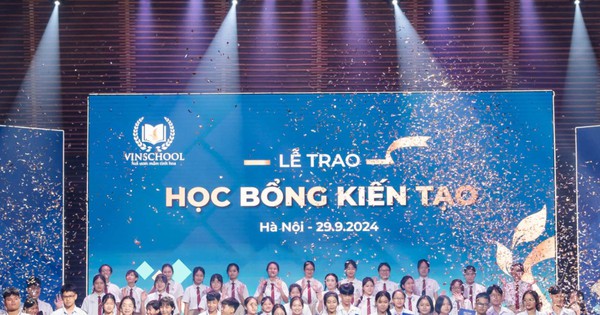 Vinschool trao Học bổng Kiến tạo cho 30 học sinh xuất sắc vượt khó