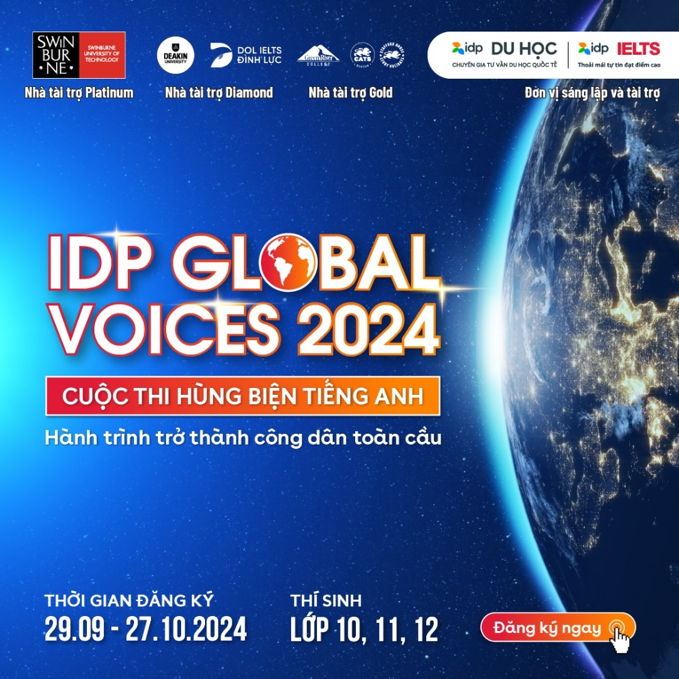 Khởi động cuộc thi hùng biện tiếng Anh - IDP Global Voices 2024 - 1