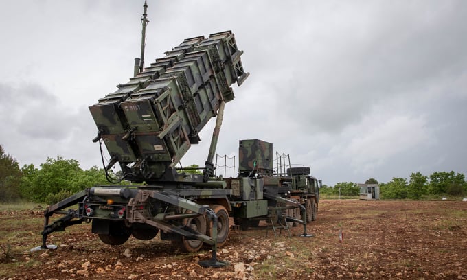 Lanceurs Patriot déployés par l'armée américaine en Croatie en mai 2021. Photo : Armée américaine