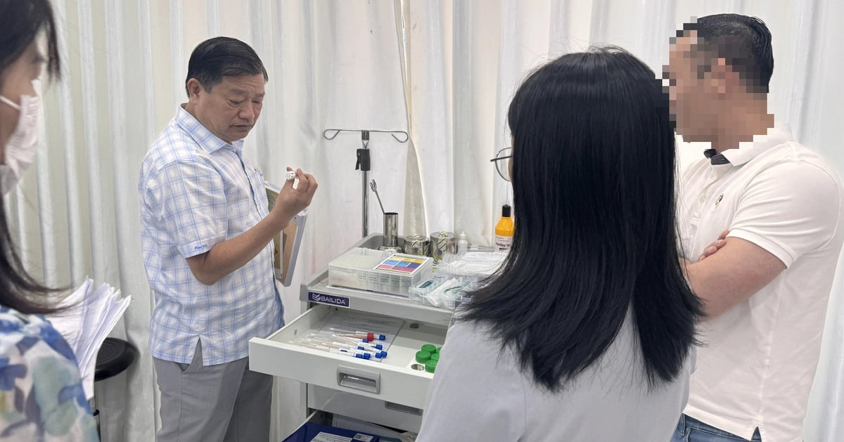 After Tuoi Tre's reflection, a clinic in Ho Chi Minh City was suddenly inspected for accepting fetal gender selection.