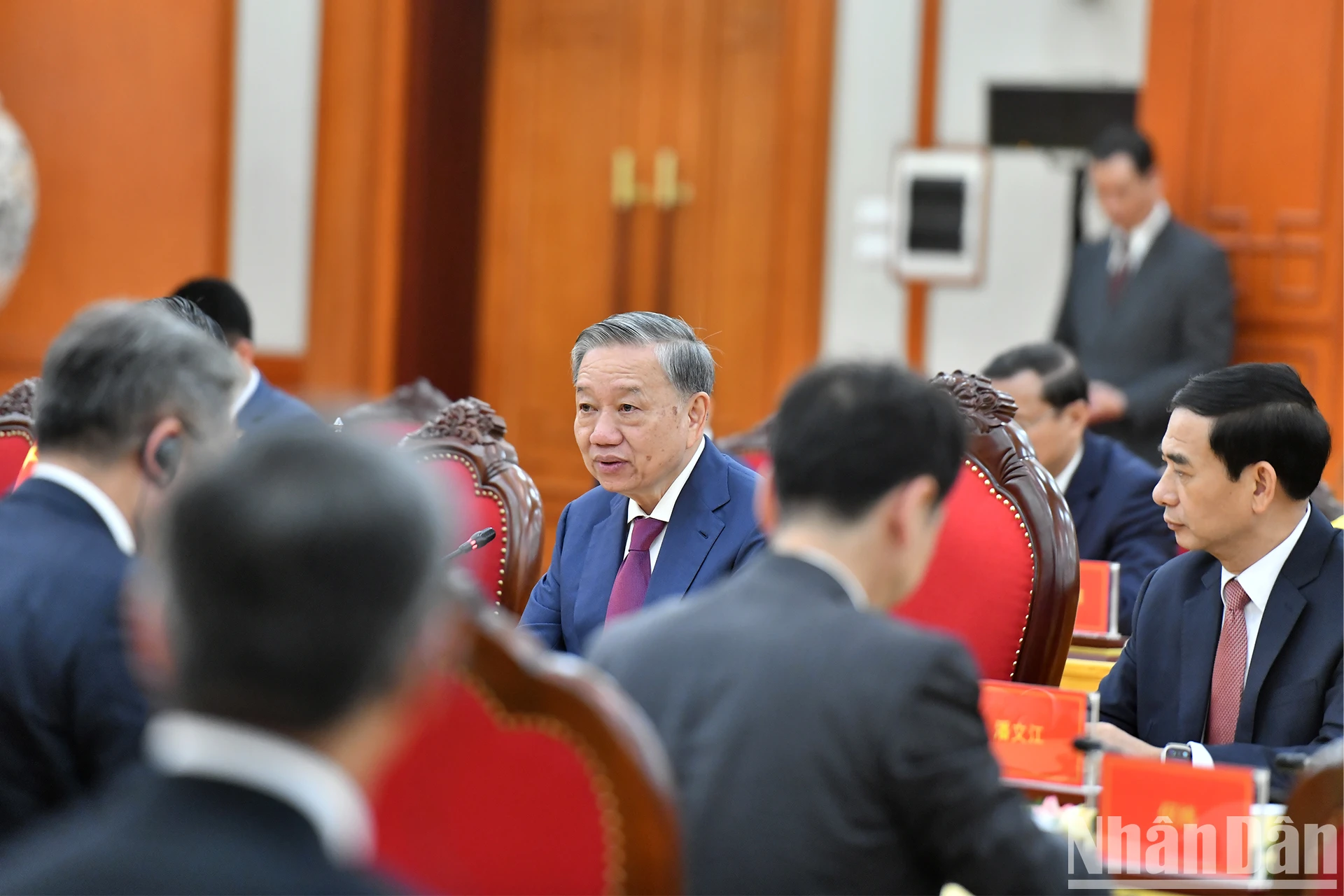 [FOTO] El Secretario General y Presidente To Lam recibe al Primer Ministro chino Li Qiang foto 5